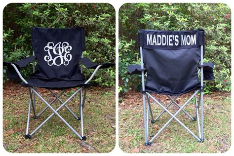 Monogrammed Camp Chair Beach Chair Personalized Folding Chair Sports