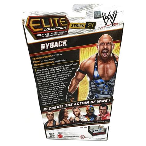Elite Collection Series 21 Ryback Action Figure 3 Count