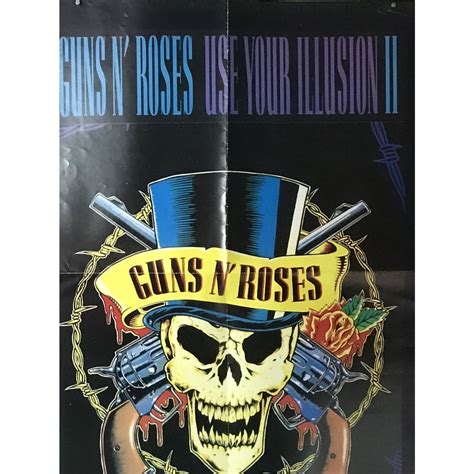 Guns N Roses Vintage Use Your Illusion Promo Poster