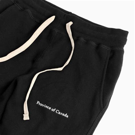 Skinny French Terry Sweatpant Black Unisex Made In Canada