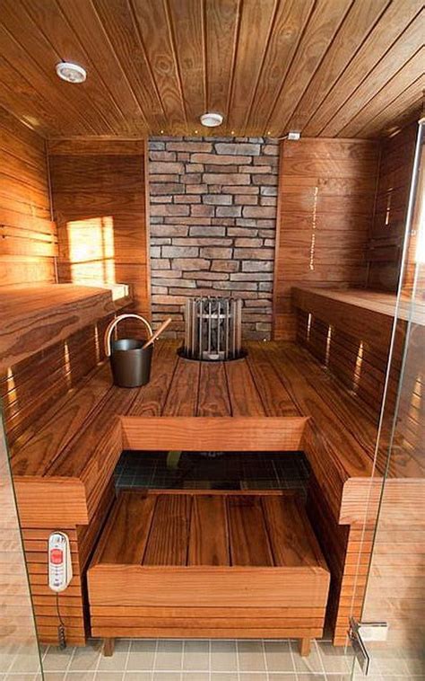 40 Beauty Home Sauna Design Ideas And Be Healthy Home Sauna