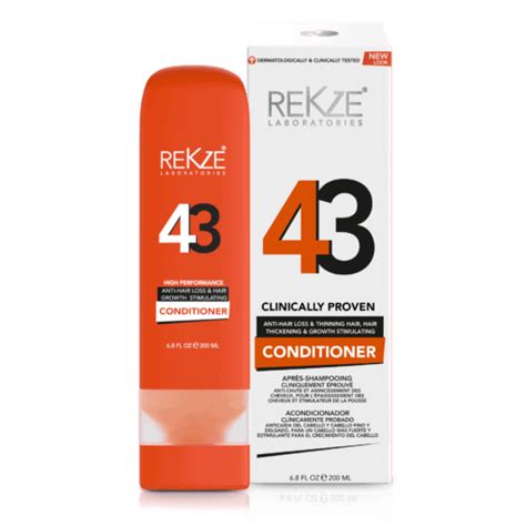 Get Thicker Fuller Hair With Clinically Proven Rekze 43 Conditioner