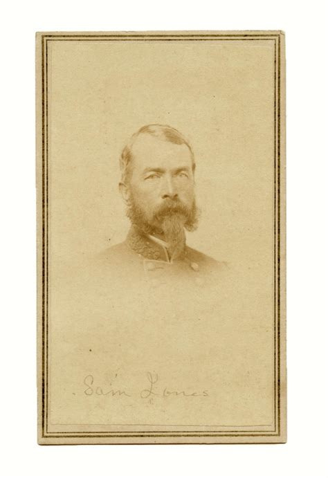 At Auction Civil War Cdv Confederate Gen Sam Jones