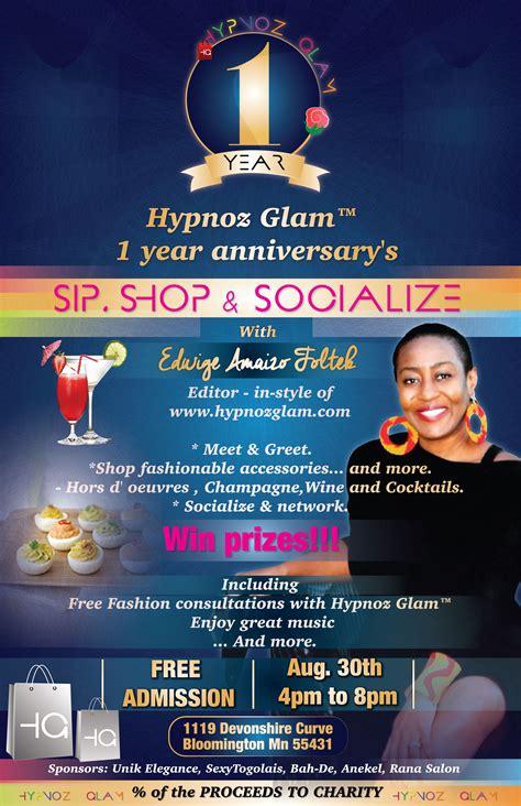 Hypnoz Glam Sip Shop And Socialize 2015 Hypnoz Glam