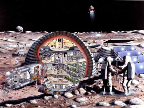 Nasa Moon Colony Pics About Space