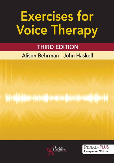 Voice Therapy Exercises Resources Plural Publishing