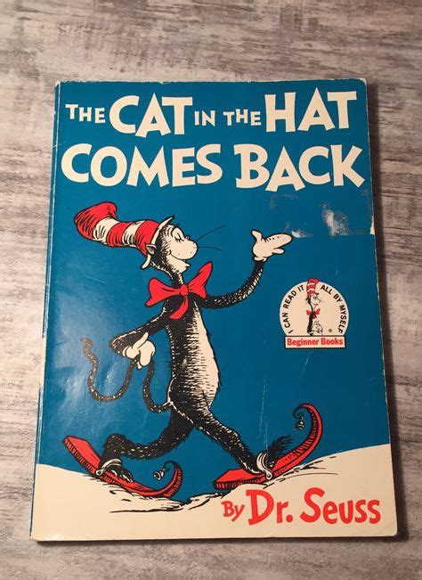 The Cat In The Hat Comes Back By Dr Seuss Book 1986 Softcover