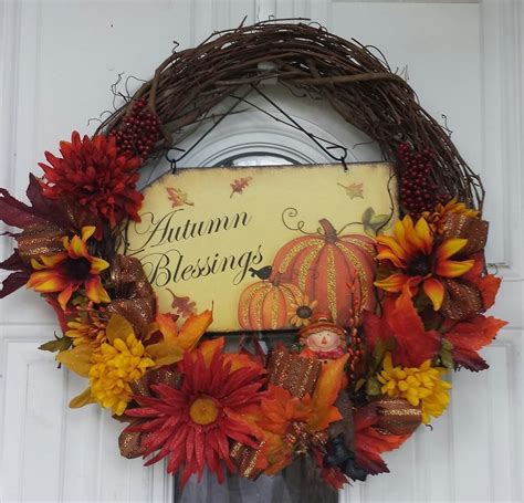 Autumn Blessings Wreath 4500 At Simply Wreaths By Jen Order Yours