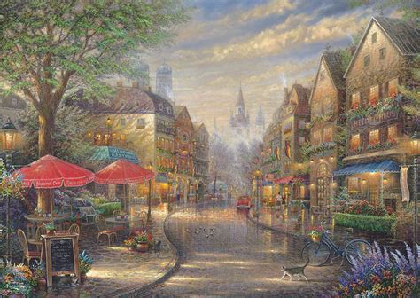 ✅ free shipping on many items! Puzzle Thomas Kinkade, Cafe in Munich Schmidt-Spiele-59675 ...