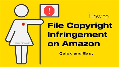 How To Report File Copyright Infringement On Amazon Take Down Stolen Images And Products Youtube