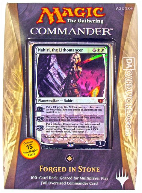 With more than ten thousand unique cards in the game, a considerable number of different decks can be constructed. Magic the Gathering Commander Deck Box (2014) | DA Card World