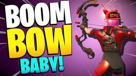 I Just Got A Boom Bow Baby Fortnite Save The World Pve Youtube