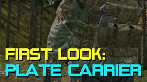 First Look Plate Carrier Vest In Dayz Standalone Youtube