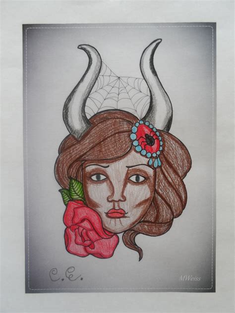 She Brown Demon Tattoo By Carlosae On Deviantart