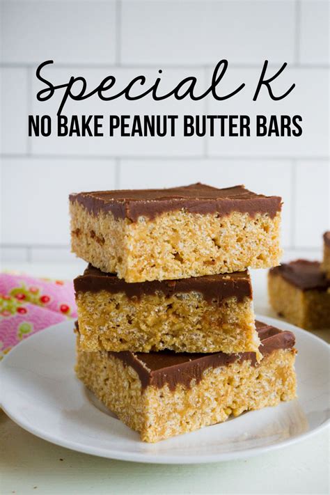 Candies that start with the letter k come in many different shapes, sizes and flavors. Special K Bars Recipe (No Bake Peanut Butter Bars) | 30 ...