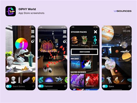 Giphy World App Store Screenshots Screenshots Ui Sources