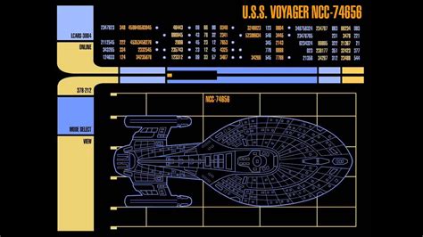 Star Trek Lcars Voyager Overview 2 Youtube