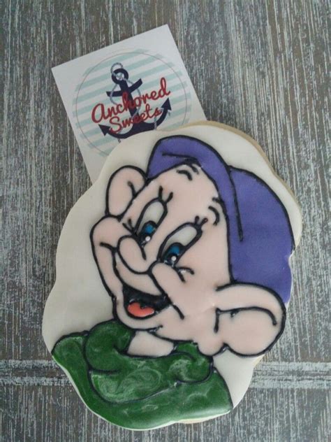 Anchored Sweets Cookie Favor Snow White And The Seven Dwarfs Favor