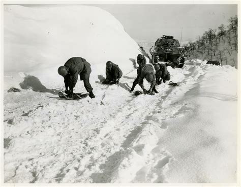 10th Mountain Division Patrol Puts On Their Snowshoes In Italy On 10
