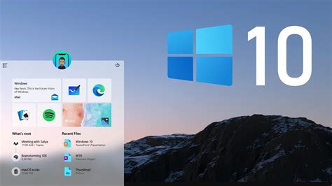 Meet The Future Of Windows 10 Concept Youtube