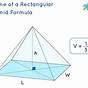 Formula For Volume Of A Pyramid Worksheet