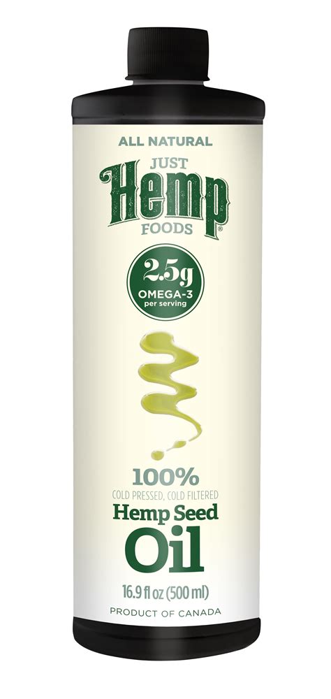 just hemp foods hemp seed oil 16 9 fl oz