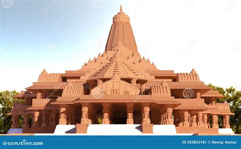 Shri Ram Mandir Ayodhya Royalty Free Stock Image