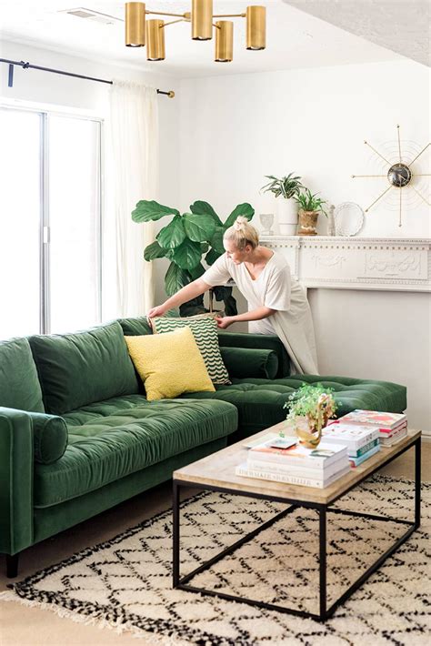 Emerald Green Living Room Emerald Green Sofa Green Couch Living Room