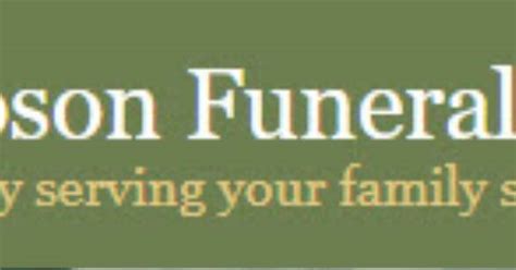 Thompson Funeral Home Obituaries