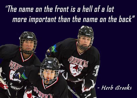 Herb Brooks Inspirational Hockey Quotes Hockey Quotes Hockey Mom Hockey