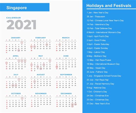 2023 Calendar Singapore 2022 Spain