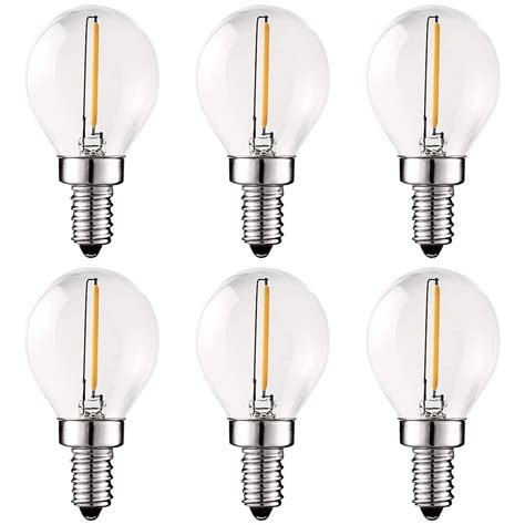 Luxrite Vintage S11 Led Night Light Bulbs Dimmable 10w Equivalent