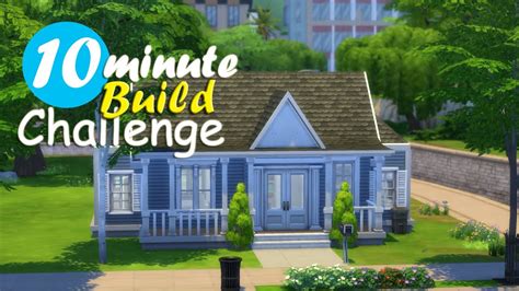 The Sims 4 Build Challenge 10 Minute Build Challenge Youtube