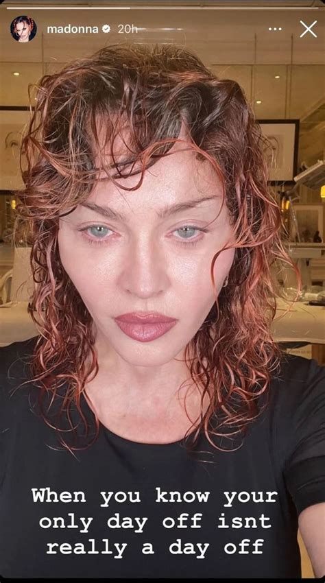 Madonna Looks Completely Different With A Shaggy ‘wolf Cut Hair