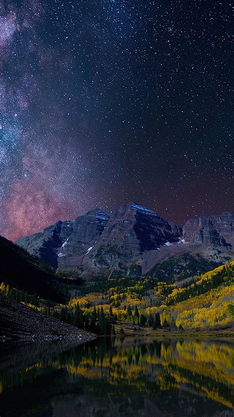 2160x3840 Milky Way On Starry Night Landscape 4k Sony Xperia Xxzz5