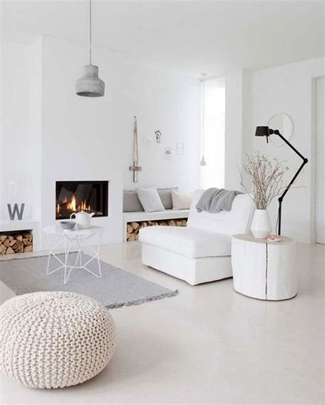 68 Lovely Scandinavian Fireplace Design Ideas For Your Living Room 23