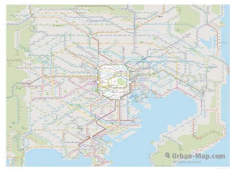 Tokyo Rail Map City Train Route Map Your Offline Travel Guide