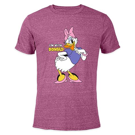 Daisy Duck Valentine S Day Heathered T Shirt For Adults Customized