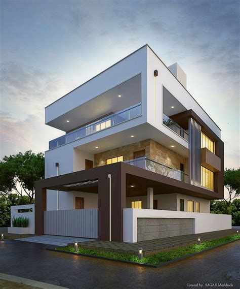 Modern Architecture Duplex House Exterior House Design Trendecors