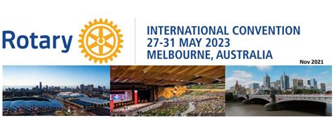 Rotary International Convention May 2023 Melbourne Rotary Club Of