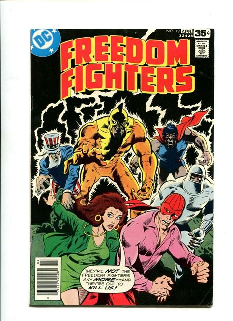 Freedom Fighters Vf Dc Comic Books Bronze Age Dc Comics Hipcomic