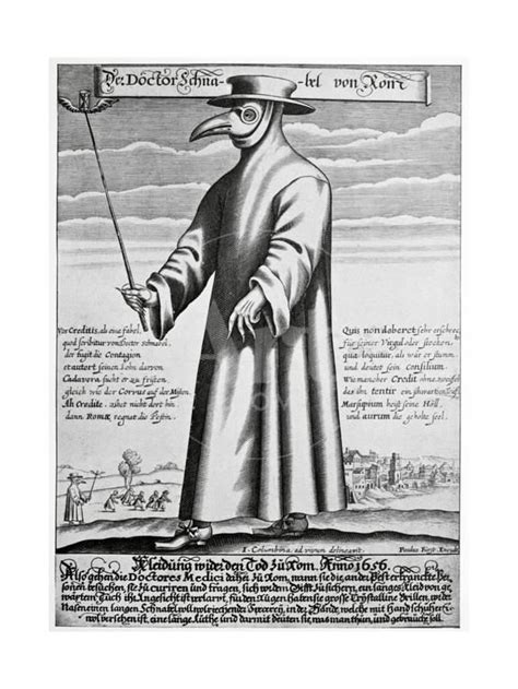Plague Plague Doctor Poster Prints Plague Doctor Mask