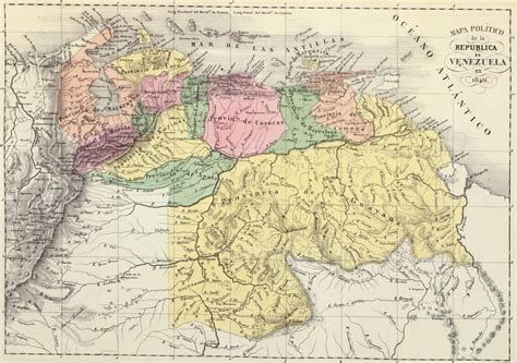 Evolución Histórica Cartográfica De Venezuela Soberania De Venezuela