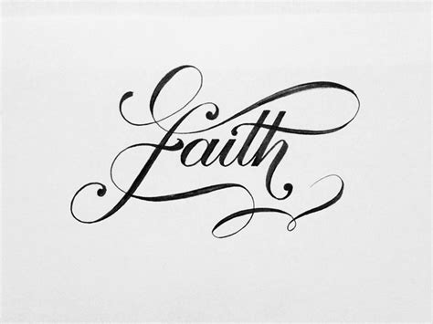 Faith Faith Tattoo Designs Tattoo Fonts Cursive Tattoo Fonts