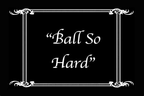 Ball So Hard On Vimeo