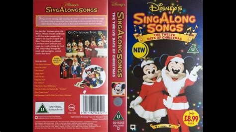 Disneys Sing Along Songs The Twelve Days Of Christmas Vhs Eur My Xxx Hot Girl
