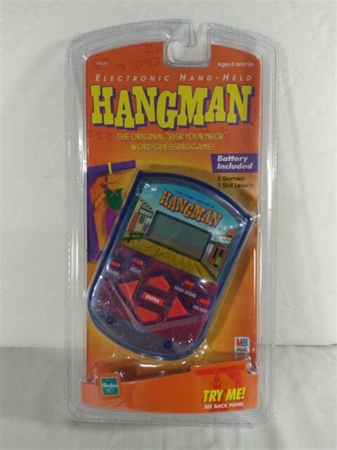 Hasbro Hangman Electronic Digital Handheld Game Ebay