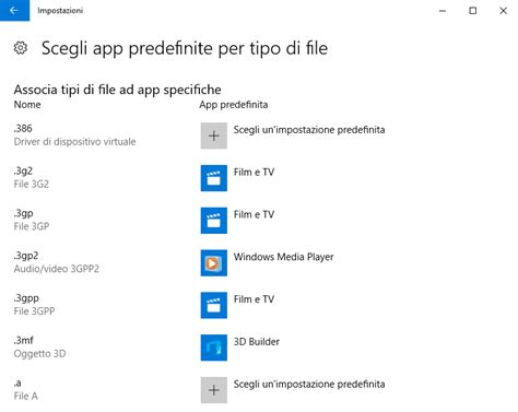 Windows 10 Come Cambiare Le App Predefinite