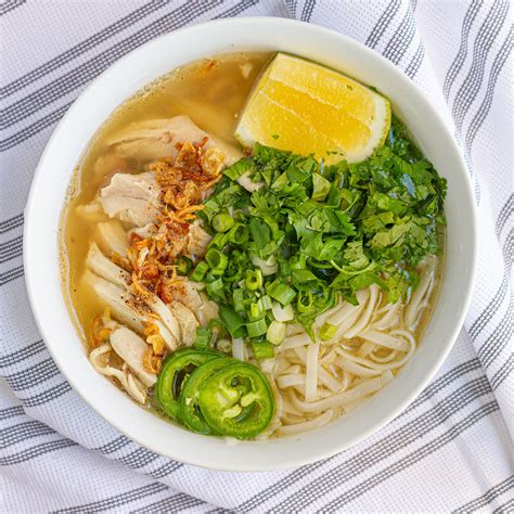 Authentic Vietnamese Chicken Noodle Soup Pho Ga Vicky Pham