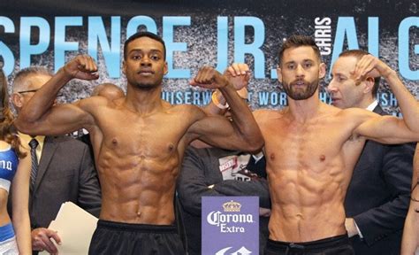 That's according to the american fighter's coach, derrick james. Spence Blasts Algieri The Fight City